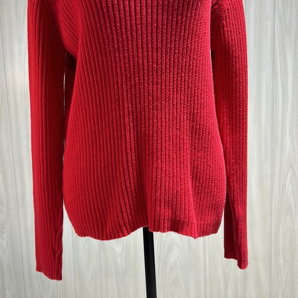 Calvin Klein Jeans women’s red sweater size large - Picture 3 of 9